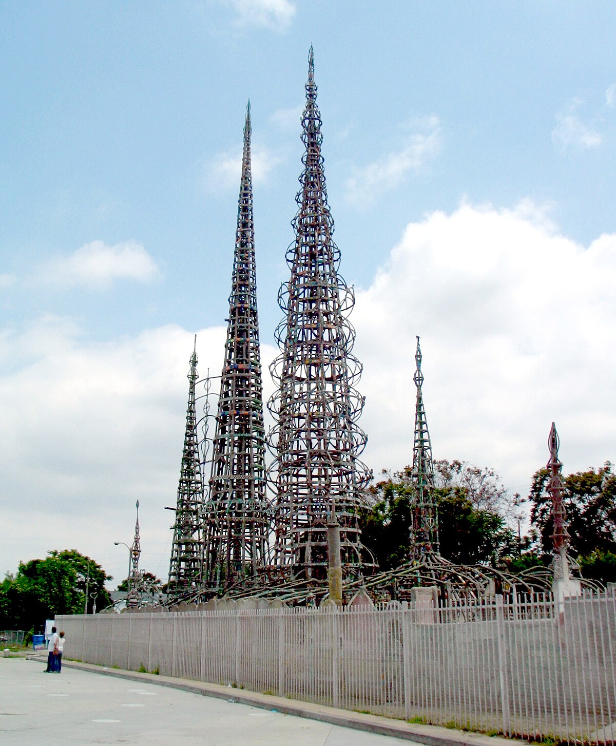 Watts Towers - towering mosaic spires built by Sabato Rodia