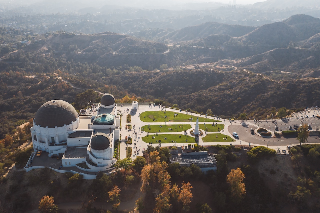 Griffith Observatory at sunrise